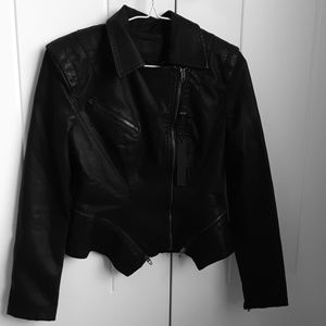 Blank NYC faux leather jacket